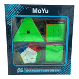 Kit Cubo Mágico Moyu Pyraminx