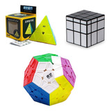 Kit Cubo Mágico Profissional Pyraminx