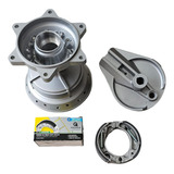 Kit Cubo Roda Traseira Bros 125 Espelho Sapata De Freio 