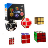 Kit Cubos Mágicos Caixa Modelos Cores