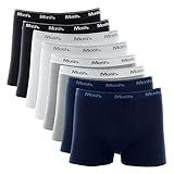 Kit Cueca Boxer Mash 8 Peças Masculina Algodão Elástico Sortido 01 G