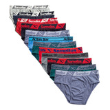 Kit Cuecas Adultas Kit 12 Cueca