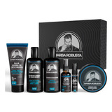Kit Cuidados Barba Robusta Prime Shampoo Balm Óleo Cera Cond