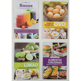 Kit Curas De A A Z 4 Livros Sucos O Poder Do Ovo O Poder Do Limão E Alimentos Funcionais