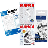 Kit Curso De Mangá