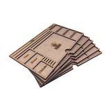 Kit Dashboard Para Arkham Horror 6 Unidades Sem Case