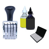 Kit Datador Val fab 3mm 1 Almofada 1 Tinta Para Plástico