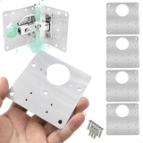 Kit De 08 Placas De Reparo Para Consertar Dobradiça Armários