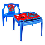 Kit De 1 Mesa E 1 Mini Cadeira Poltrona Infantil Com Label
