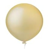 Kit De 10 Pacotes Bexiga Happy Day 8 Polegadas Redonda C 50 Unidades CHAMPANHE