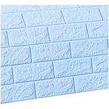 Kit De 10 Placa Painel 70x76cm 3d Tijolo Branco Auto Adesivo