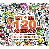 Kit De 120 Adesivos Para Moto Bike Cap Carro Boa Resolução