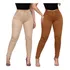 Kit De 2 Calças Jeans Femininas Skinny Coloridas