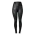 Kit De 2 Calças Wet Cirre Com Lycra, Couro Fake, Cirre