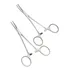 Kit De 2 Pinça Halstead Mosquito Reta E Curva 12 Cm 
