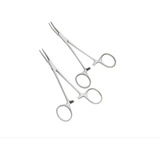 Kit De 2 Pinça Halstead Mosquito Reta E Curva