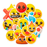 Kit De 25 Adesivos Stickers Emoji