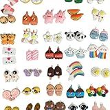 Kit De 25 Pares De Pingentes Fofos E 50 Anzóis