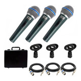 Kit De 3 Microfones