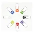 Kit De 30 Memórias Usb De 256 Mb (não Gb) Pen Drives De Cor