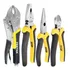 Kit De 4 Alicate Pressão Diagonal Universal Meia Cana Fertak