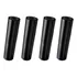 Kit De 4 Bobinas O Rolos De Filme Elástica De 50 Cm X 25 Micras Cor Preto 3 Kg Stretch