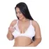 Kit De 4 Soutien Amamentar Algodão Plus Size Renda Reforçado