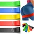 Kit De 5 Faixa Elástica Miniband Treino Pilates E Crossfit