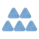 Kit De 5 Slick Squadafum Triangular Azul Claro 13ml