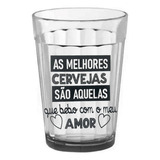 Kit De 6 Copos Americano De 190ml De Vidro Personalizado