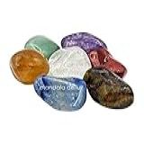 Kit De 7 Pedras Dos Chakras 100- Naturais Médias
