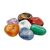 Kit De 7 Pedras Dos Chakras 100- Naturais Pequenas