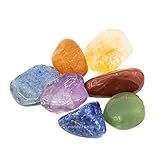 Kit De 7 Pedras Naturais Dos Chakras Mandala De Luz P