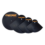 Kit De Abafador Prato Bateria 14 16 20 Liverpool 11067 Cor Preto