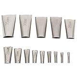 Kit De Acabamento De Calafetagem Premium Conjunto De 14 Peças Com Bicos De Aço Inoxidável De 45 Graus Perfeito Para Acabamento De Vedação De Cozinha Banheiro E Janela