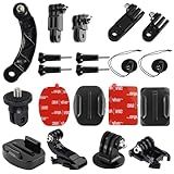 Kit De Acessórios De Montagem De Fivela Adesiva Para Capacete Para Insta360 ACE Pro X3 X2 X RS R GO 3 2 Acessórios Básicos Para Bolsa Adaptadora Compatível Com GoPro Hero Blcak Max E DJI OSMO Action