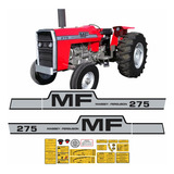 Kit De Adesivo Trator Massey Ferguson Mf 275 Etiquetas Mk