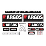 Kit De Adesivos Compatível Com Munck Argos Agi 20 5 Completo