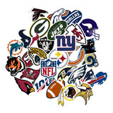 Kit De Adesivos Sticker Nfl 49 Peças Brinde