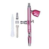 Kit De Aerógrafo Portátil Pistola De Ar Escovas De Ar Com Bicos De 0 3mm Para Arte Em Unhas Maquiagem Pintura Decoração De Bolo Reparo De Móveis