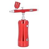 Kit De Aerógrafo Sem Fio Automático Portátil Recarregável Destacável Caneta Pincel De Ar Compressor De 17 4 Psi Para Unhas Pintura De Modelo Maquiagem Artística De Unhas