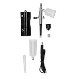 Kit De Aerógrafo Sem Fio Decoração Usb Para Artista De Pintura A Jato De Tinta Pintado Para Pistola Conjunto Preto Pincel Para Mini Spray Para Pistola Pistolas De Parafuso