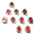 Kit De Aneis Caixa Com 10 Peças Aneis Sharingan Itachi