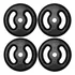 Kit De Anilha Pintada 4x10kg Peso Academia P halter E Barra