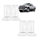 Kit De Aplique Das Maçanetas Da F 250 4 Portas Cromado