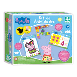 Kit De Atividades Escolar Infantil Peppa Pig Nig Brinquedos