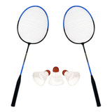 Kit De Badminton Completo 2 Raquetes
