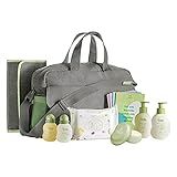 Kit De Banho Natura - Mamãe E Bebê Com Bolsa - Trocador