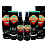 Kit De Barba 2 Shampoo 3x1 2 Balm E 2 Óleos Barba Rubra