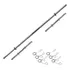 Kit De Barras Tubo Oca De 40cm E Barra De 1 20m C Presilhas